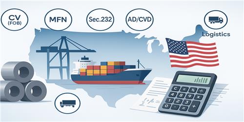 How to Calculate Landed Cost for Steel Imports into the USA