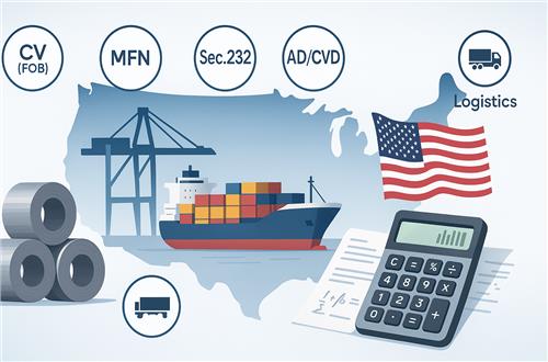How to Calculate Landed Cost for Steel Imports into the USA